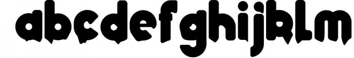 Pumpkin typeface Font LOWERCASE