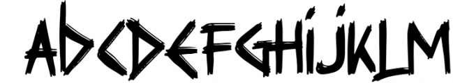 Punkx Skin Font LOWERCASE