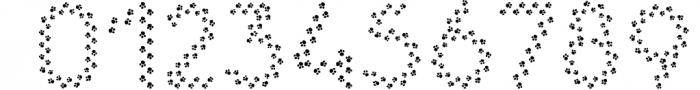 Puppy Paw - Dog Font Font OTHER CHARS
