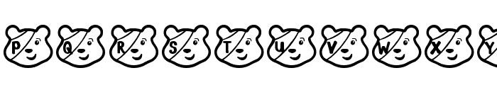 PUDSEY BEAR Font UPPERCASE