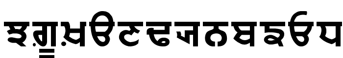 PUN-AdhunikB-Bold Font UPPERCASE