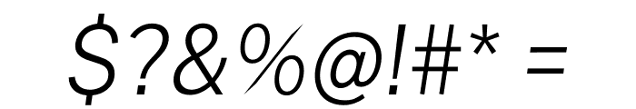 Public Sans ExtraLight Italic Font OTHER CHARS