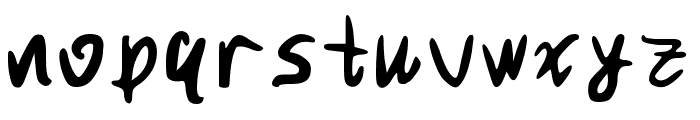 PuchiMono Font LOWERCASE