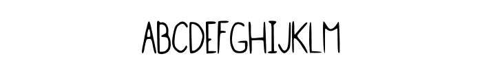 Pudding Font UPPERCASE