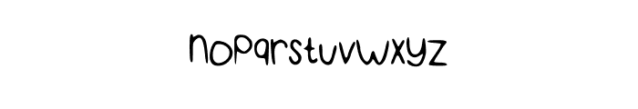Pudding Font LOWERCASE
