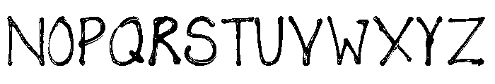 Puff Paint Font UPPERCASE