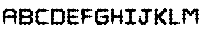 Puffy Regular Font UPPERCASE