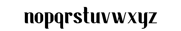 Pujangga Regular Font LOWERCASE