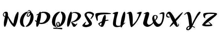 Pulipuli Italic Font LOWERCASE