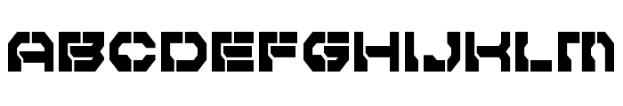 Pulsar Class Condensed Font LOWERCASE