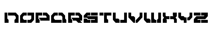 Pulsar Class Semi-Condensed Font UPPERCASE