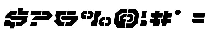 Pulsar Class Semi-Italic Font OTHER CHARS