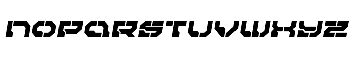 Pulsar Class Semi-Italic Font LOWERCASE