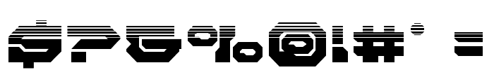 Pulsar Class Solid Halftone Font OTHER CHARS