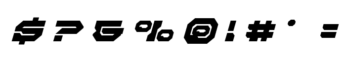 Pulsar Class Solid Title Italic Font OTHER CHARS