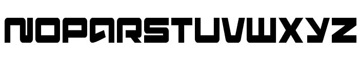 Pulse Rifle Condensed Font UPPERCASE