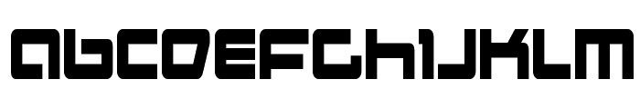 Pulse Rifle Condensed Font LOWERCASE