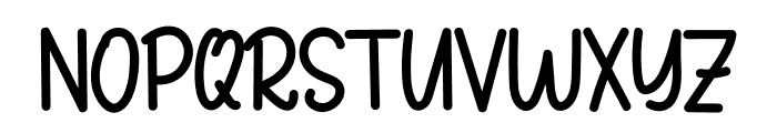 Pumkins Personal Use Font UPPERCASE