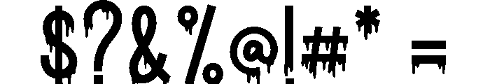 Pumpkin Parade Font OTHER CHARS