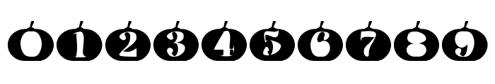 Pumpkin Type Halloween Font OTHER CHARS