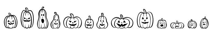 PumpkinsAreCool Font UPPERCASE