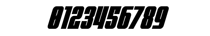 Punch Condensed Super-Italic Font OTHER CHARS