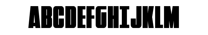 Punch Condensed Font UPPERCASE