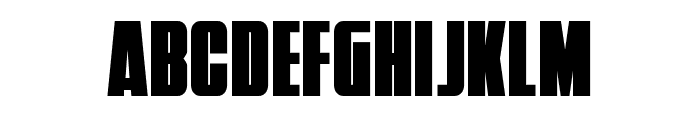 Punch Condensed Font LOWERCASE