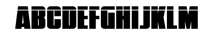 Punch Laser Font LOWERCASE