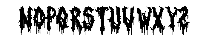 Punish Sinner Horror Font UPPERCASE