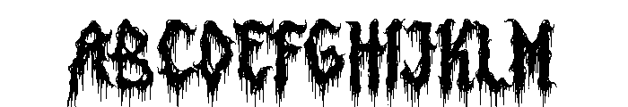 Punish Sinner Horror FONT