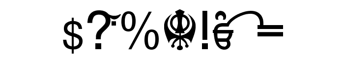 Punjabi Sans Font OTHER CHARS