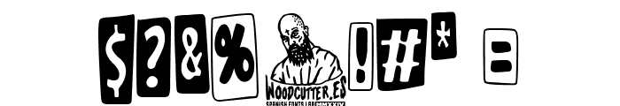 Punk Homo Erectus Font OTHER CHARS