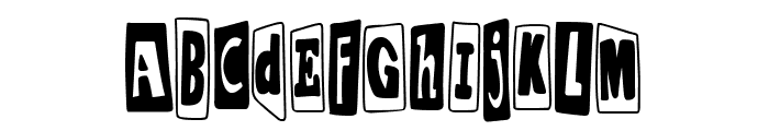 Punk Homo Erectus Font UPPERCASE