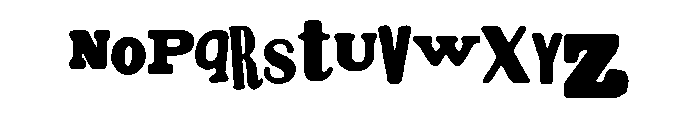 Punk Militia Hotel Font LOWERCASE