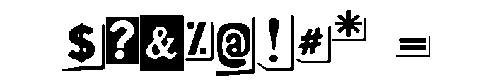 Punk Militia Spain Font OTHER CHARS