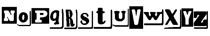 Punk Militia Spain Font LOWERCASE