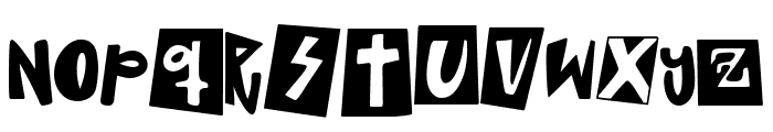 Punk Toons Channel Font UPPERCASE