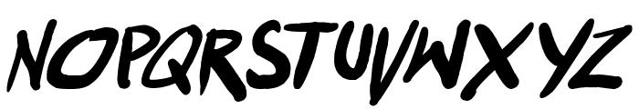 Punkboy Italic Font UPPERCASE