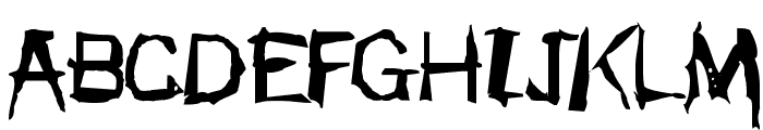 Punker Font UPPERCASE