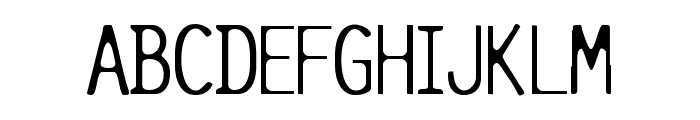 Pure-LightCap Font UPPERCASE