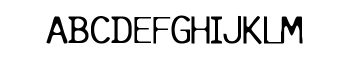 Pure-LightCap Font LOWERCASE