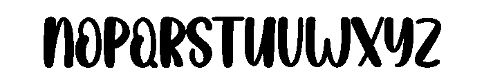 Pure Milk Font UPPERCASE