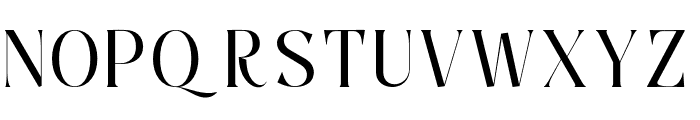 Pure Motif Regular Font UPPERCASE