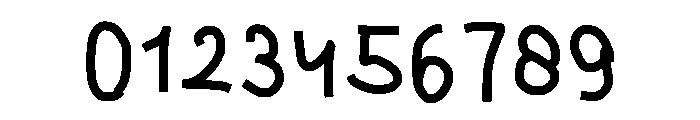 Purky Handwriting Font OTHER CHARS