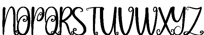 Purple Font UPPERCASE