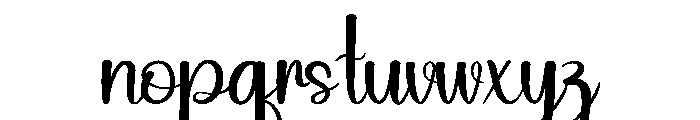 Purple Font LOWERCASE