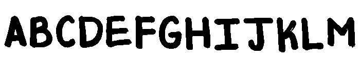 Purplellis Black Regular Font UPPERCASE