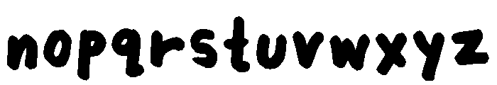 Purplellis Black Regular Font LOWERCASE