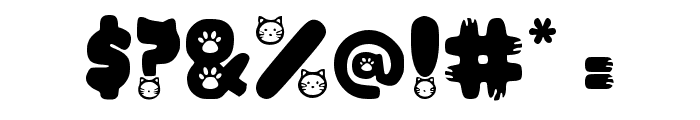 Purrfect Regular Font OTHER CHARS